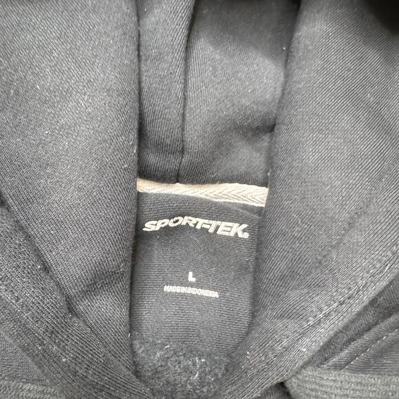 Rare adidas Damian Lillard Always Home Portland Hoodie Black Pullover L Slim - Picture 3 of 6